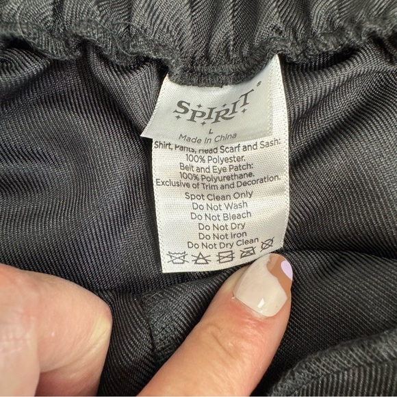 Spirit Halloween Men’s Rogue‎ Pirate Costume Size Large Black - Picture 8 of 13